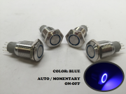 4PCS SS304 BLUE LED ULTRA FLUSH LIGHT AUTO ON-OFF